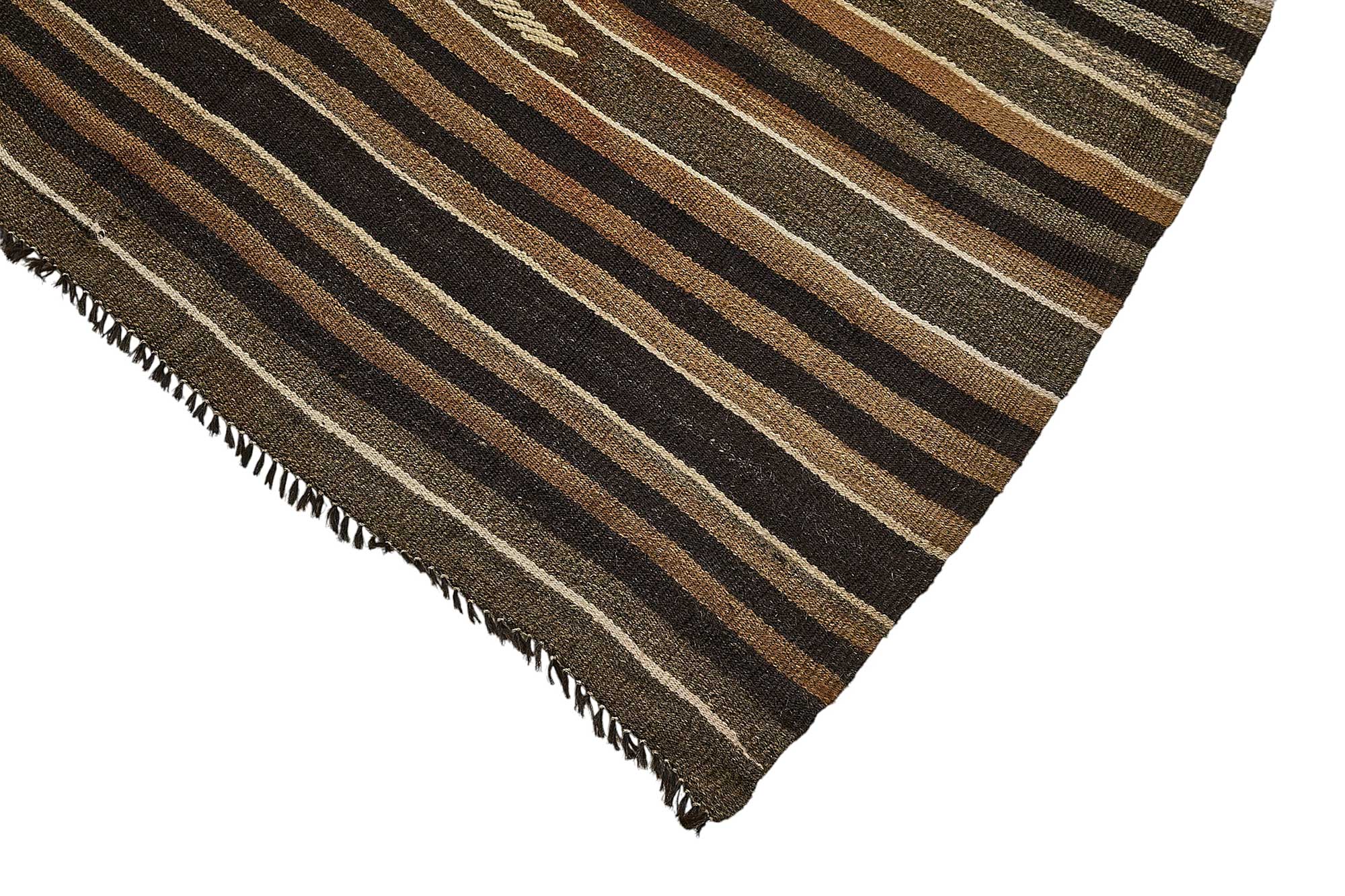 6x11 Vintage Turkish Goat Hair Kilim Rug - 51235