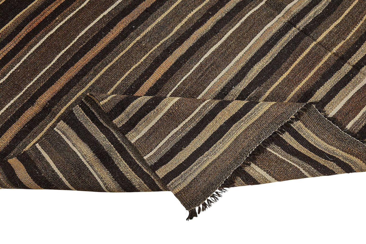 6x11 Vintage Turkish Goat Hair Kilim Rug - 51235
