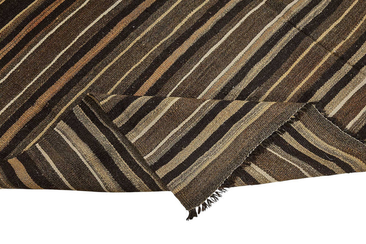 6x11 Vintage Turkish Goat Hair Kilim Rug - 51235