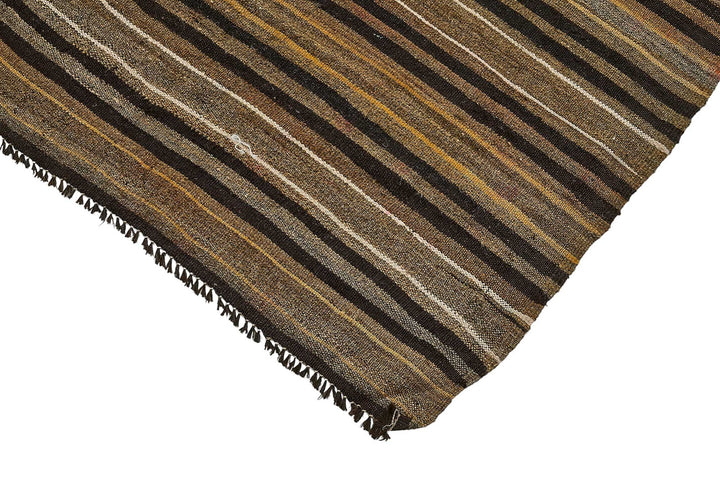 6x11 Vintage Turkish Goat Hair Kilim Rug - 51238
