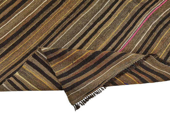 6x11 Vintage Turkish Goat Hair Kilim Rug - 51238