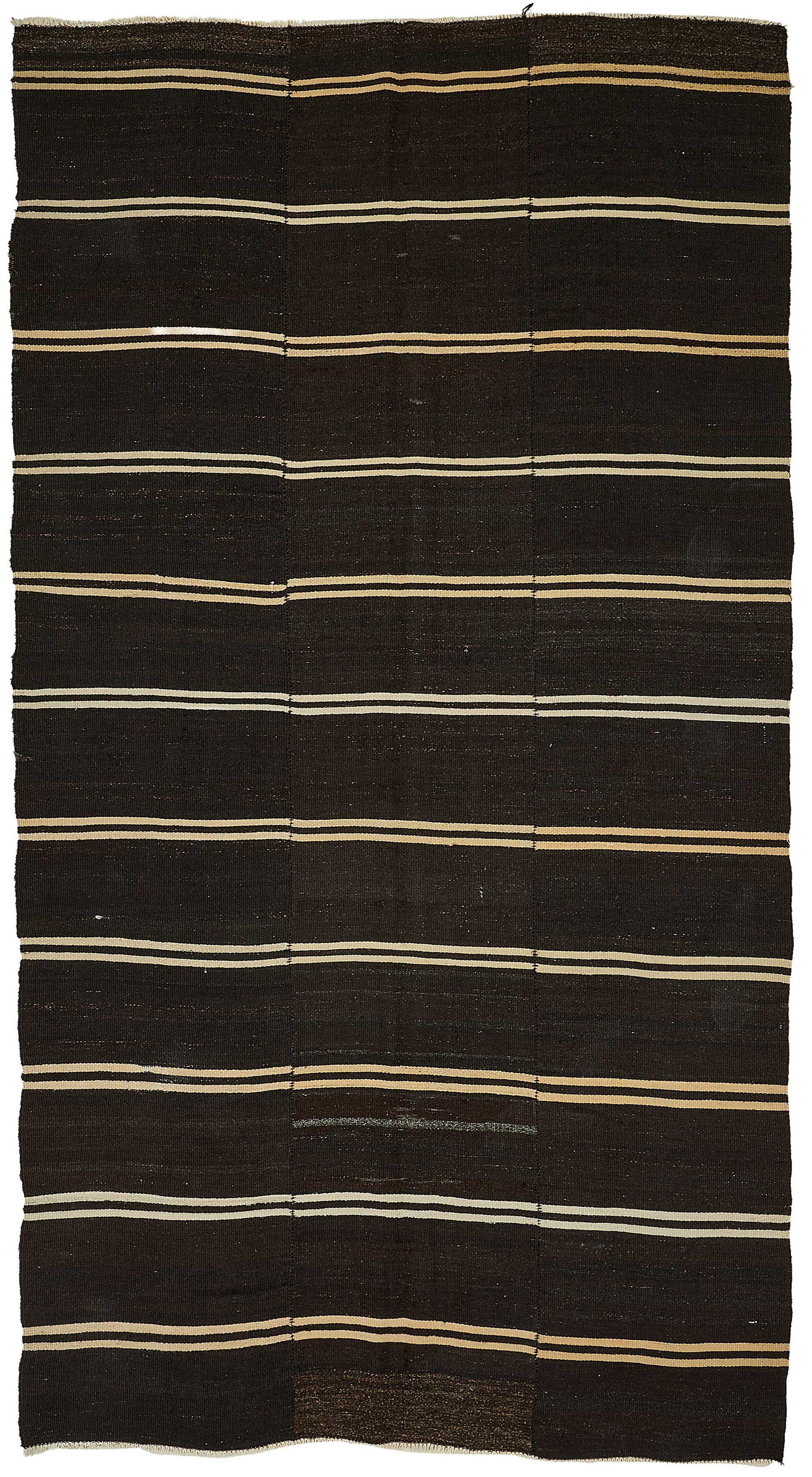 6x11 Vintage Turkish Goat Hair Kilim Rug - 51239