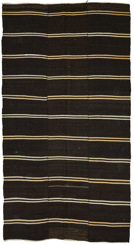 6x11 Vintage Turkish Goat Hair Kilim Rug - 51239
