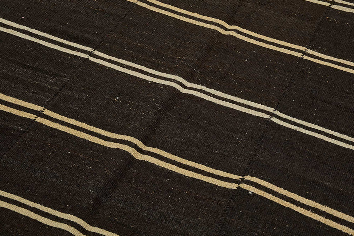 6x11 Vintage Turkish Goat Hair Kilim Rug - 51239