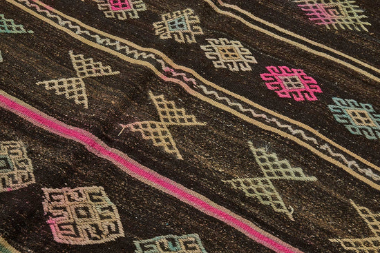 6x12 Vintage Turkish Goat Hair Kilim Rug - 51240