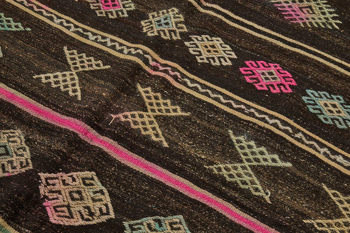 6x12 Vintage Turkish Goat Hair Kilim Rug - 51240