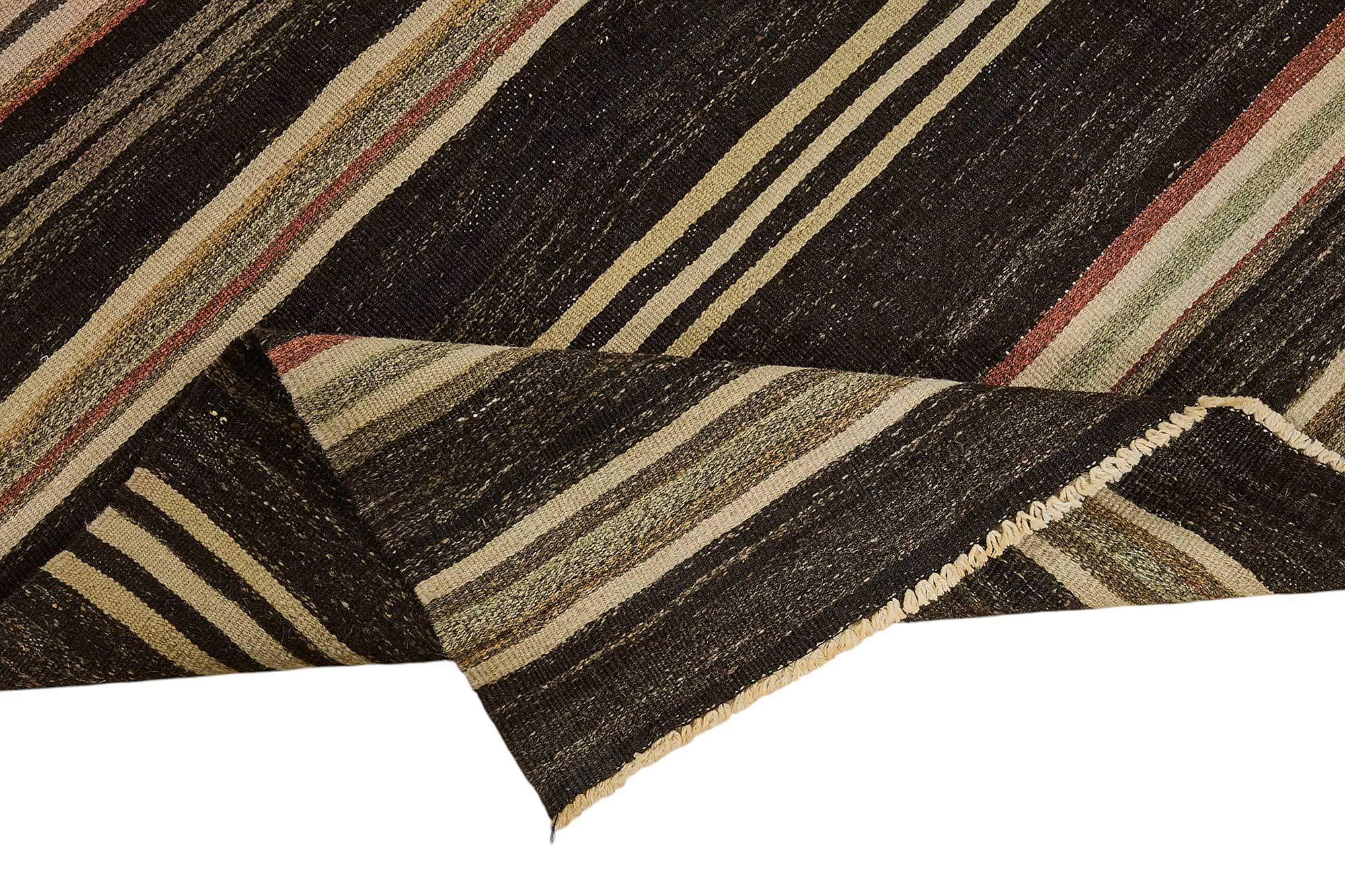 6x11 Vintage Turkish Goat Hair Kilim Rug - 51241