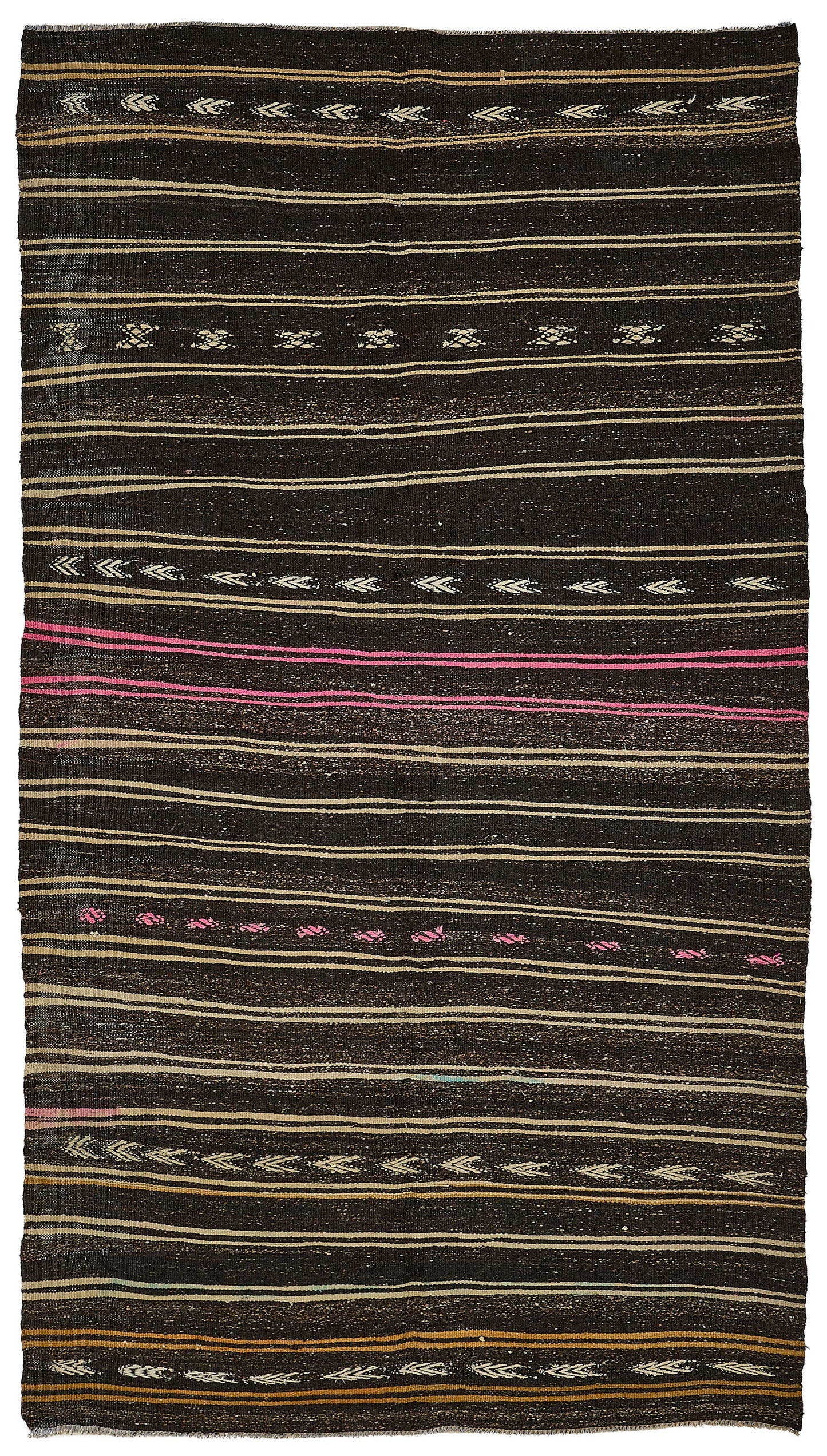 6x10 Vintage Turkish Goat Hair Kilim Rug - 51242