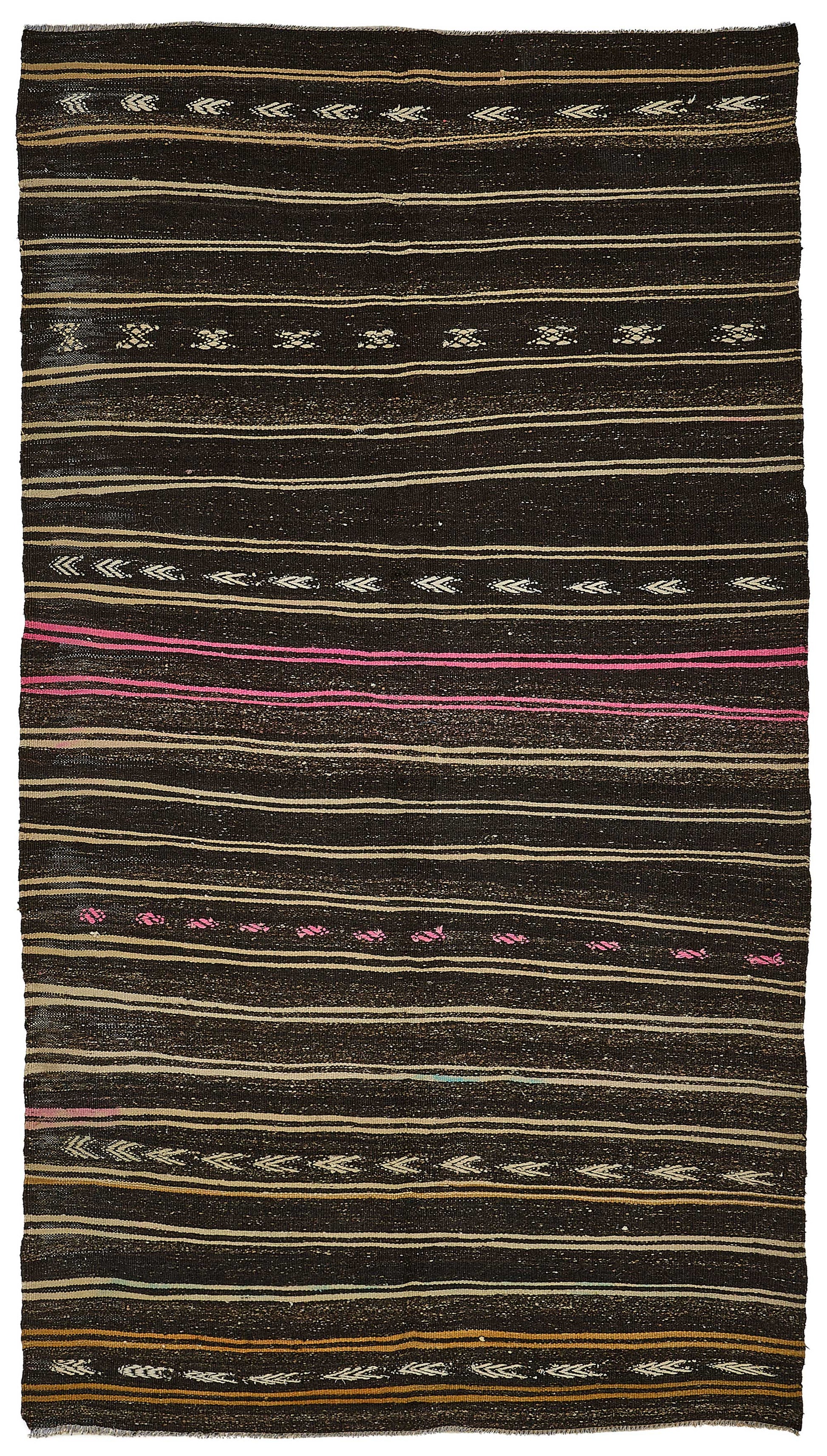 6x10 Vintage Turkish Goat Hair Kilim Rug - 51242