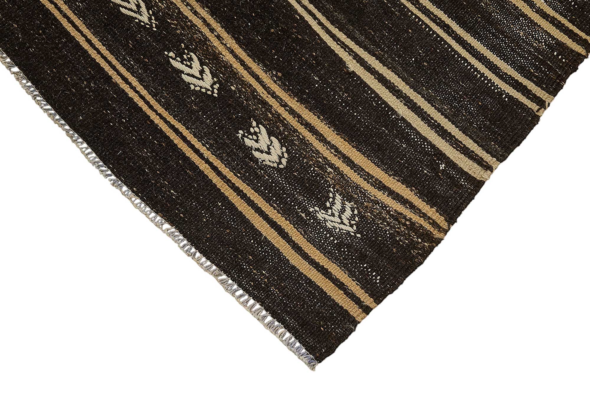 6x10 Vintage Turkish Goat Hair Kilim Rug - 51242