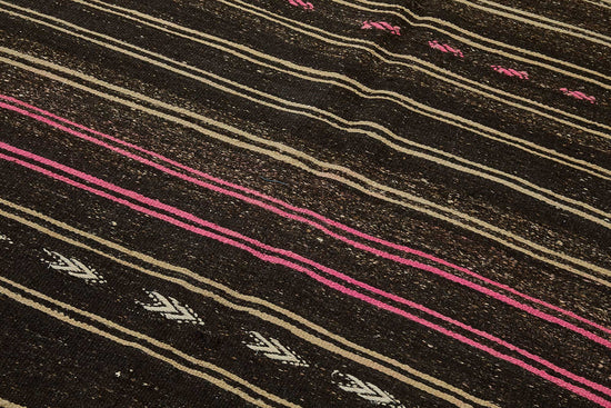 6x10 Vintage Turkish Goat Hair Kilim Rug - 51242