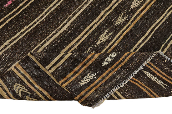 6x10 Vintage Turkish Goat Hair Kilim Rug - 51242