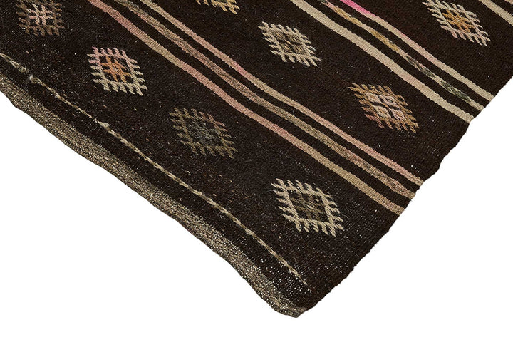 7x12 Vintage Turkish Goat Hair Kilim Rug - 51243