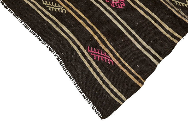 7x10 Vintage Turkish Goat Hair Kilim Rug - 51246