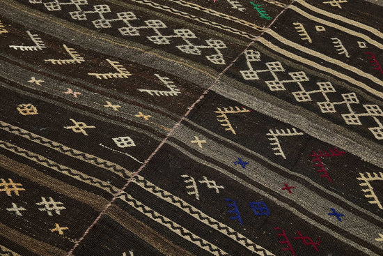6x10 Vintage Turkish Goat Hair Kilim Rug - 51247