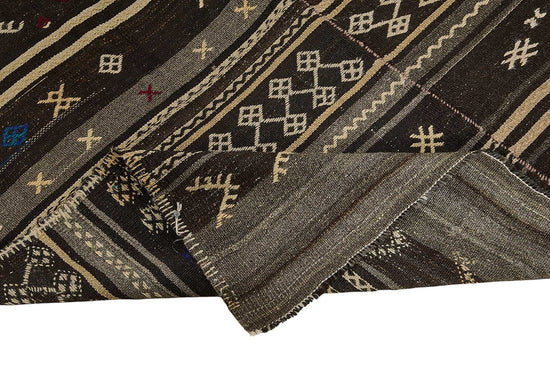 6x10 Vintage Turkish Goat Hair Kilim Rug - 51247