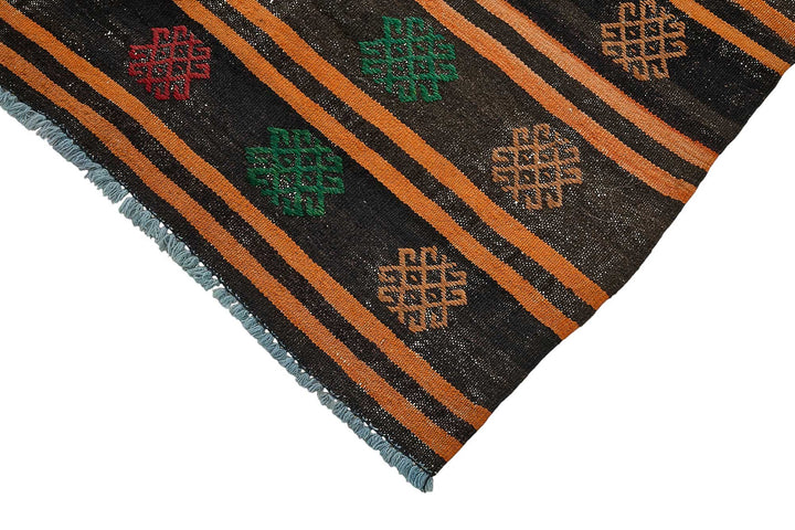 6x13 Vintage Turkish Goat Hair Kilim Rug - 51248