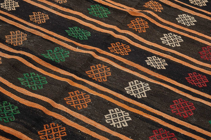 6x13 Vintage Turkish Goat Hair Kilim Rug - 51248
