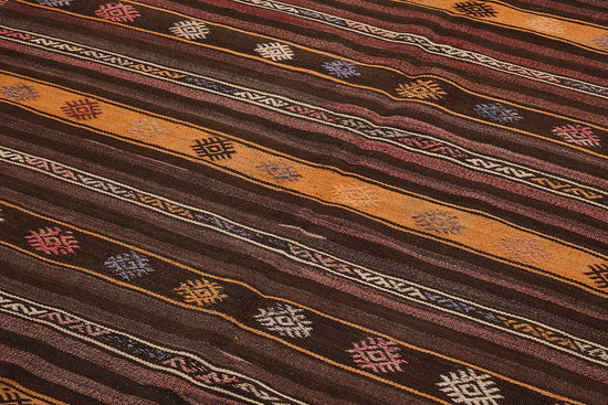 6x10 Vintage Turkish Goat Hair Kilim Rug - 51250