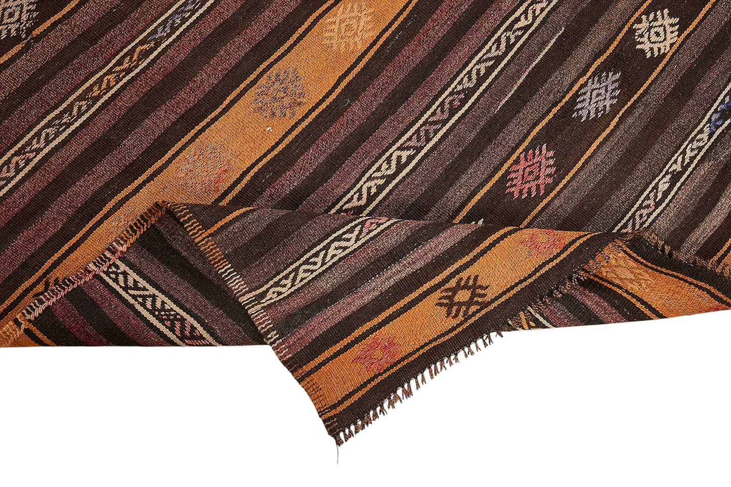 6x10 Vintage Turkish Goat Hair Kilim Rug - 51250