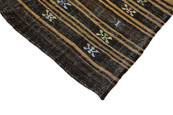 8x11 Vintage Turkish Goat Hair Kilim Rug - 51251