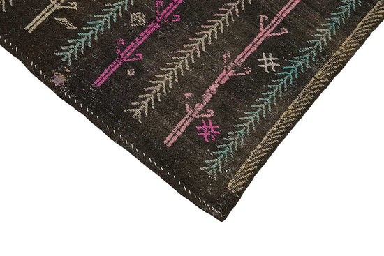 5x9 Vintage Turkish Goat Hair Kilim Rug - 51252
