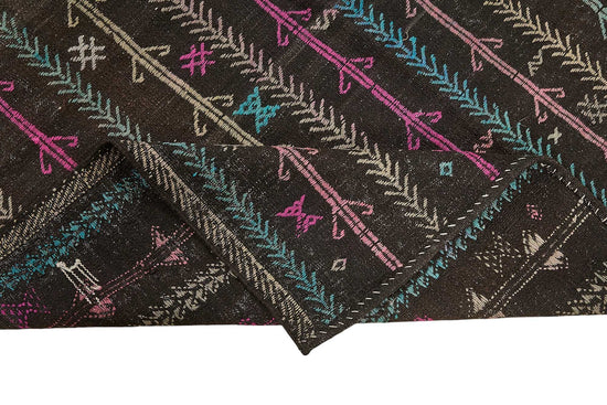 5x9 Vintage Turkish Goat Hair Kilim Rug - 51252