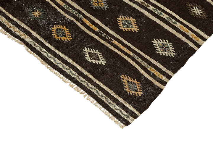 6x10 Vintage Turkish Goat Hair Kilim Rug - 51254