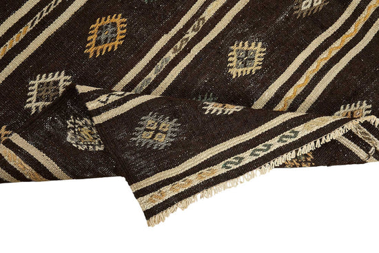 6x10 Vintage Turkish Goat Hair Kilim Rug - 51254