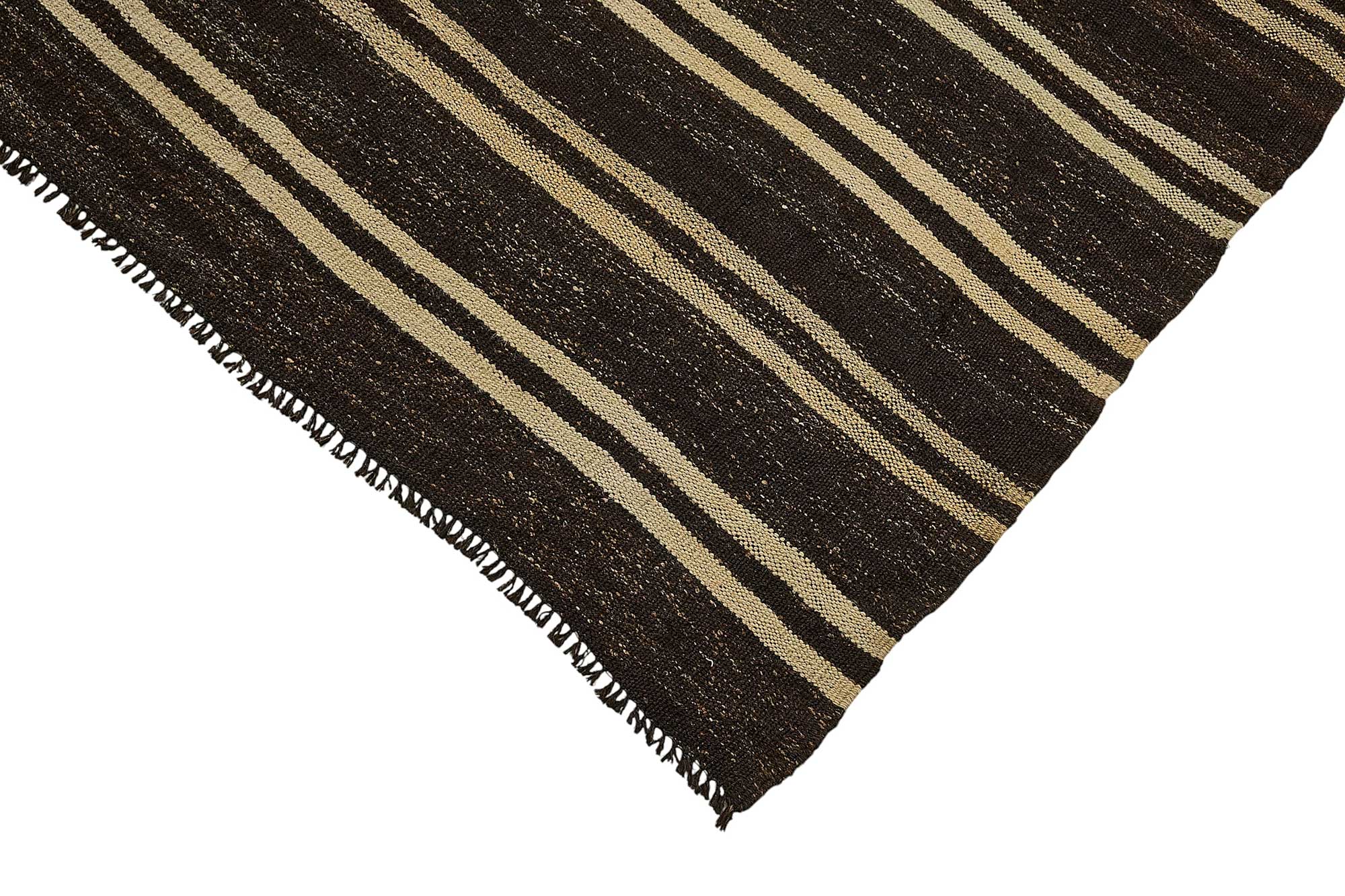 7x11 Vintage Turkish Goat Hair Kilim Rug - 51255