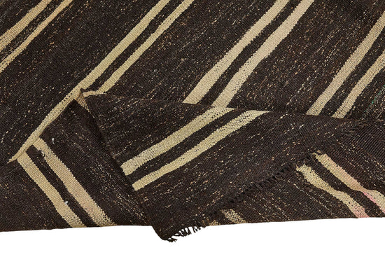 7x11 Vintage Turkish Goat Hair Kilim Rug - 51255