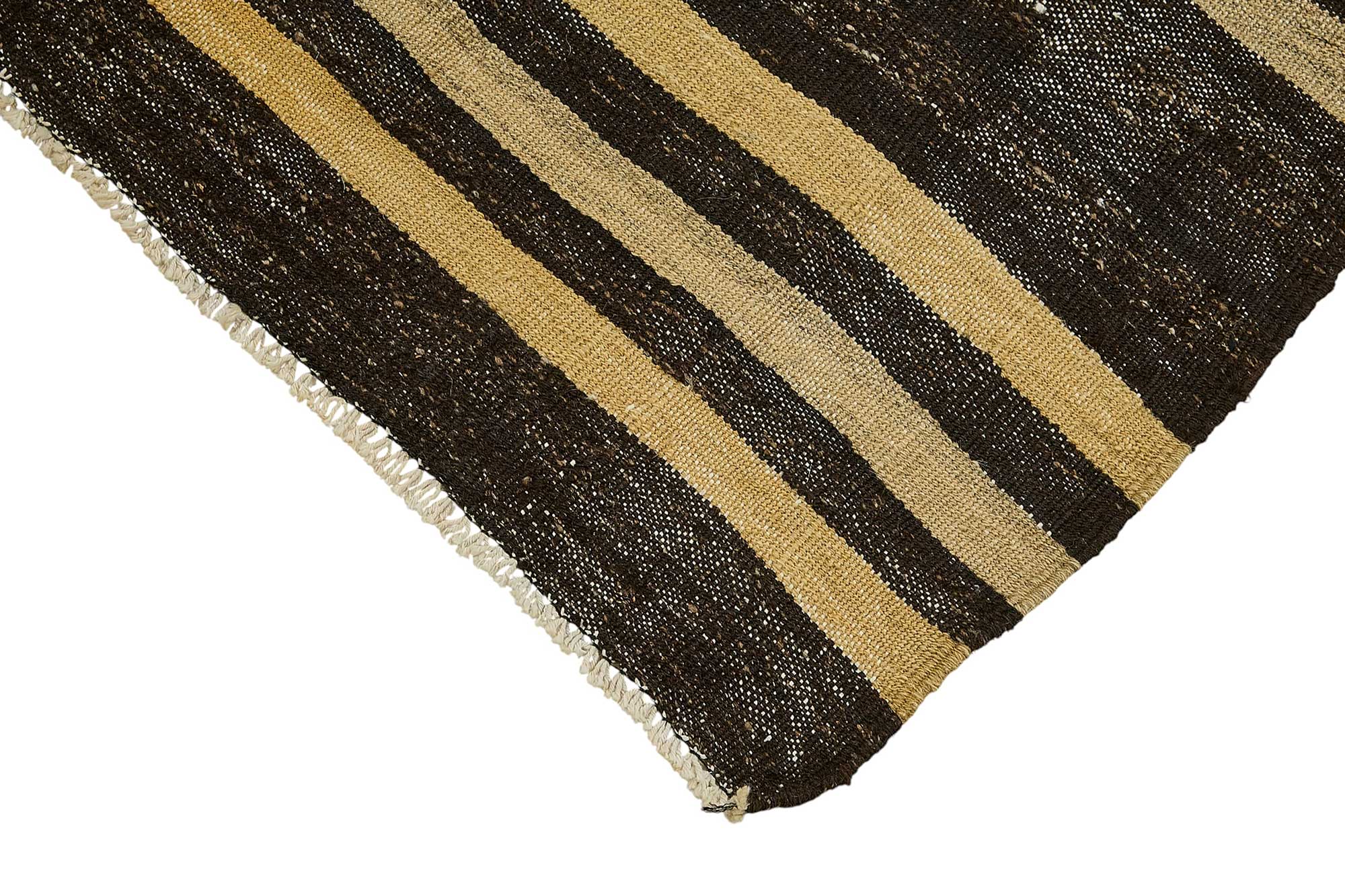 4x11 Vintage Turkish Goat Hair Kilim Rug - 51256