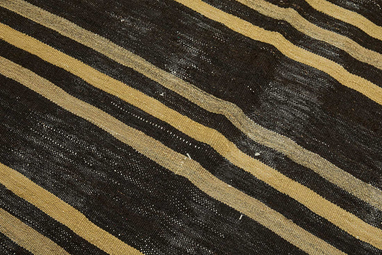 4x11 Vintage Turkish Goat Hair Kilim Rug - 51256