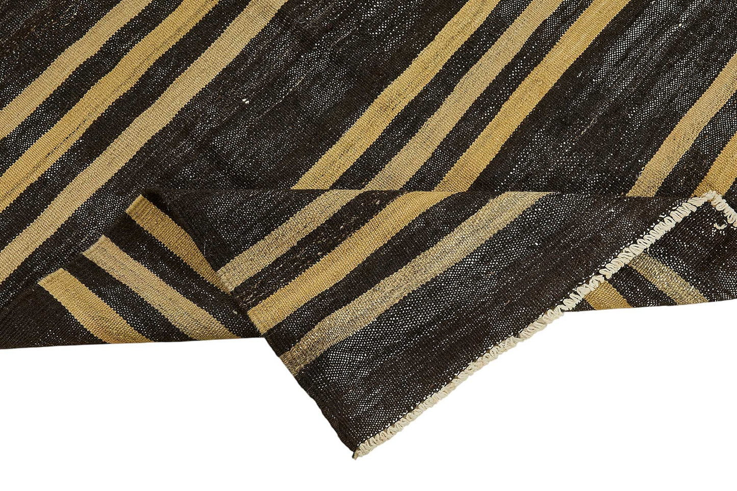 4x11 Vintage Turkish Goat Hair Kilim Rug - 51256
