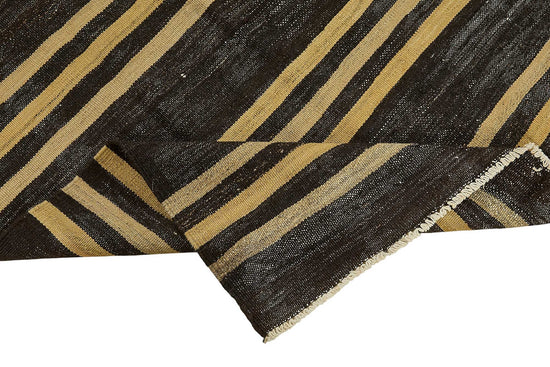 4x11 Vintage Turkish Goat Hair Kilim Rug - 51256