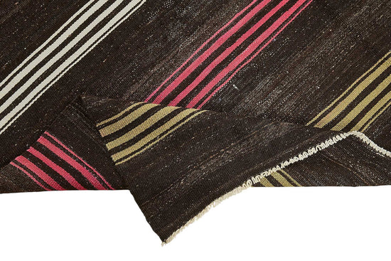 7x10 Vintage Turkish Goat Hair Kilim Rug - 51257