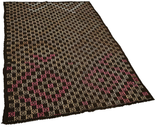4x7 Vintage Turkish Goat Hair Kilim Rug - 51258