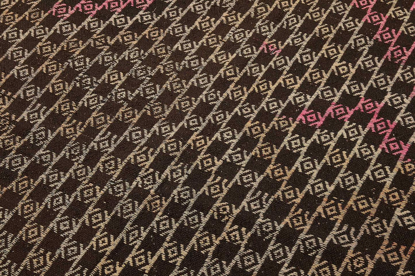 4x7 Vintage Turkish Goat Hair Kilim Rug - 51258
