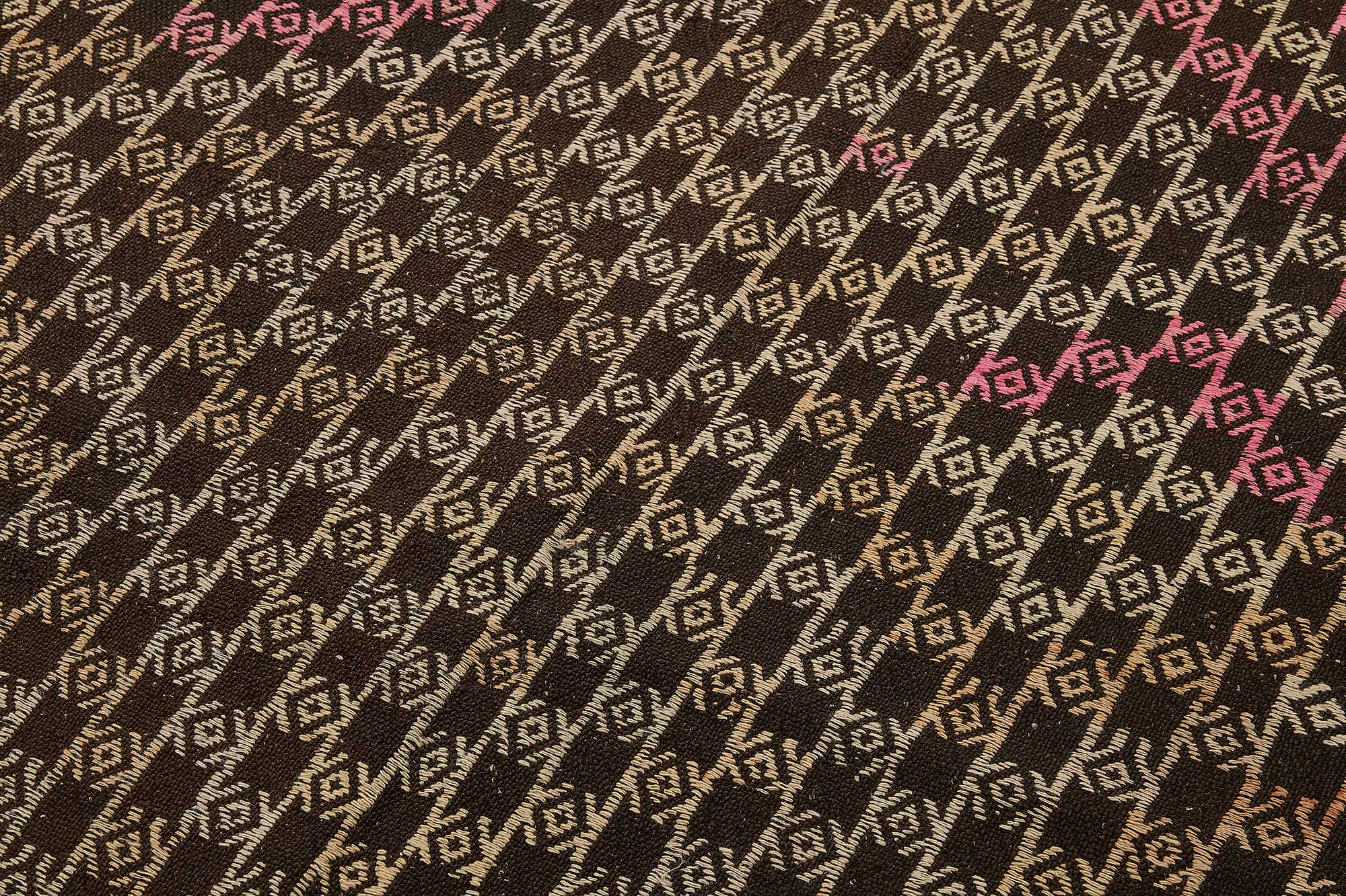 4x7 Vintage Turkish Goat Hair Kilim Rug - 51258