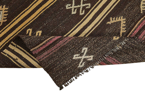 6x10 Vintage Turkish Goat Hair Kilim Rug - 51259