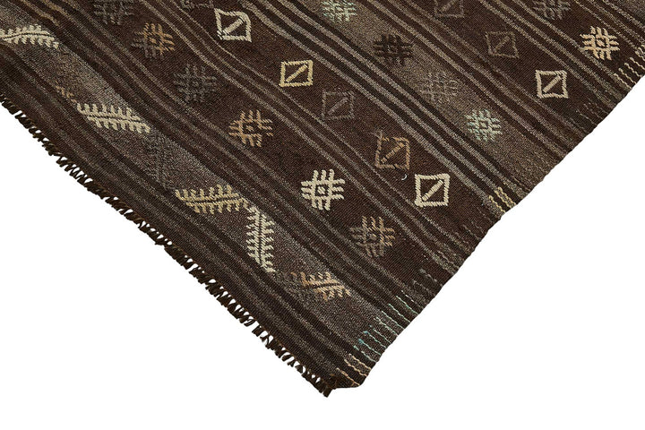 6x10 Vintage Turkish Goat Hair Kilim Rug - 51260