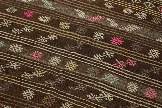 6x10 Vintage Turkish Goat Hair Kilim Rug - 51260