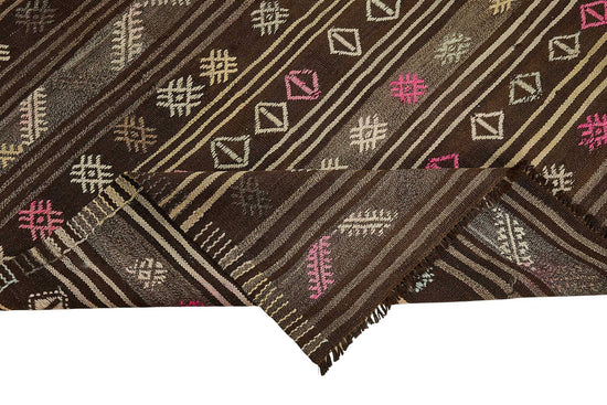 6x10 Vintage Turkish Goat Hair Kilim Rug - 51260