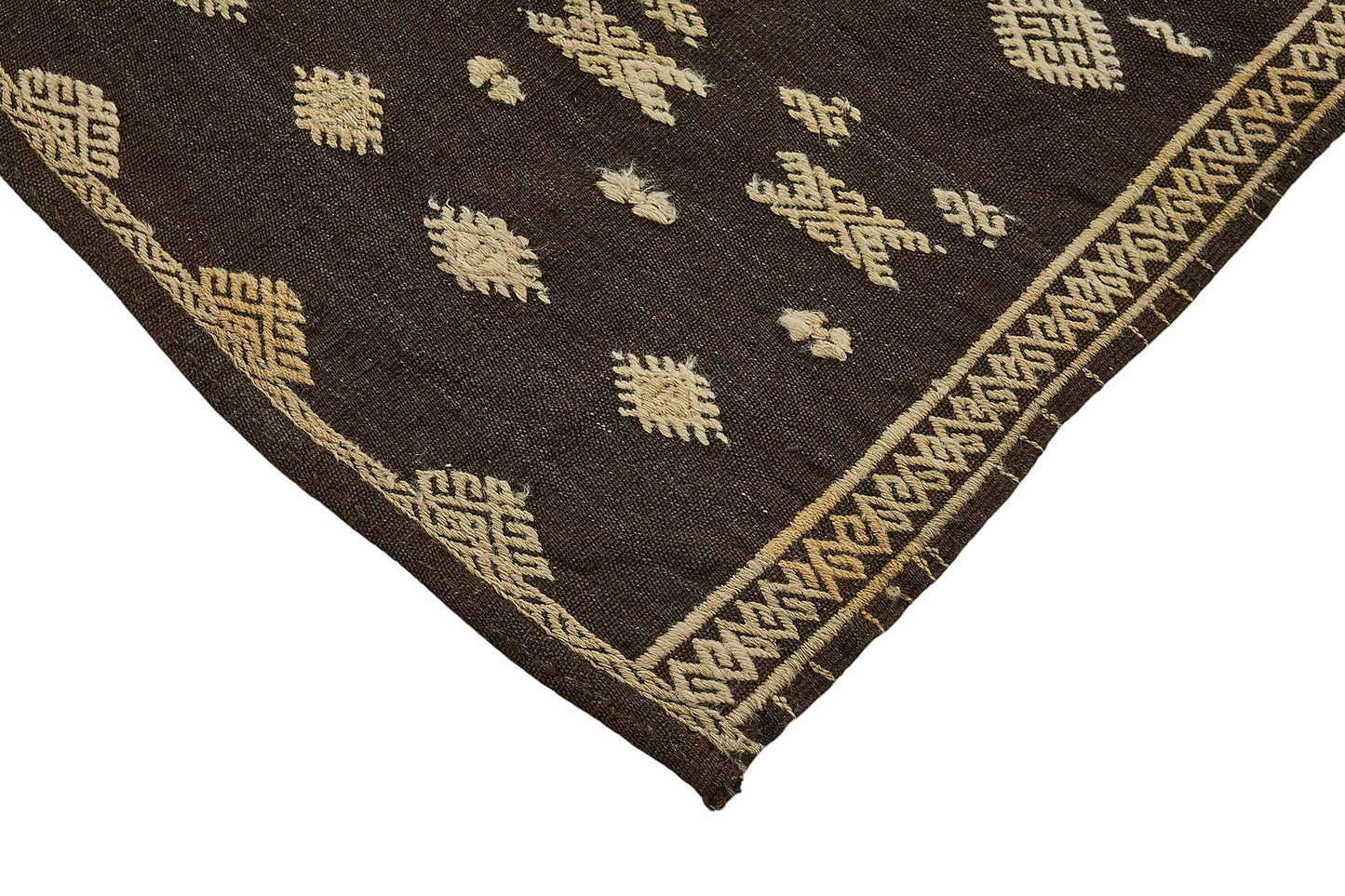 6x8 Vintage Turkish Goat Hair Kilim Rug - 51263