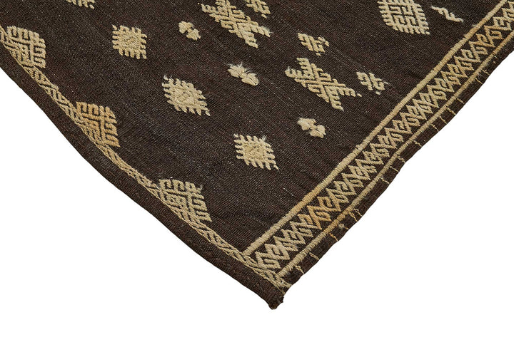 6x8 Vintage Turkish Goat Hair Kilim Rug - 51263