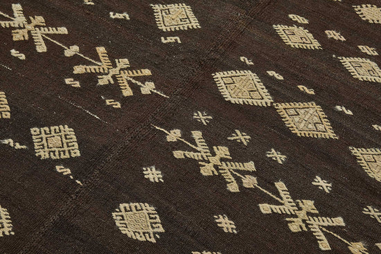 6x8 Vintage Turkish Goat Hair Kilim Rug - 51263