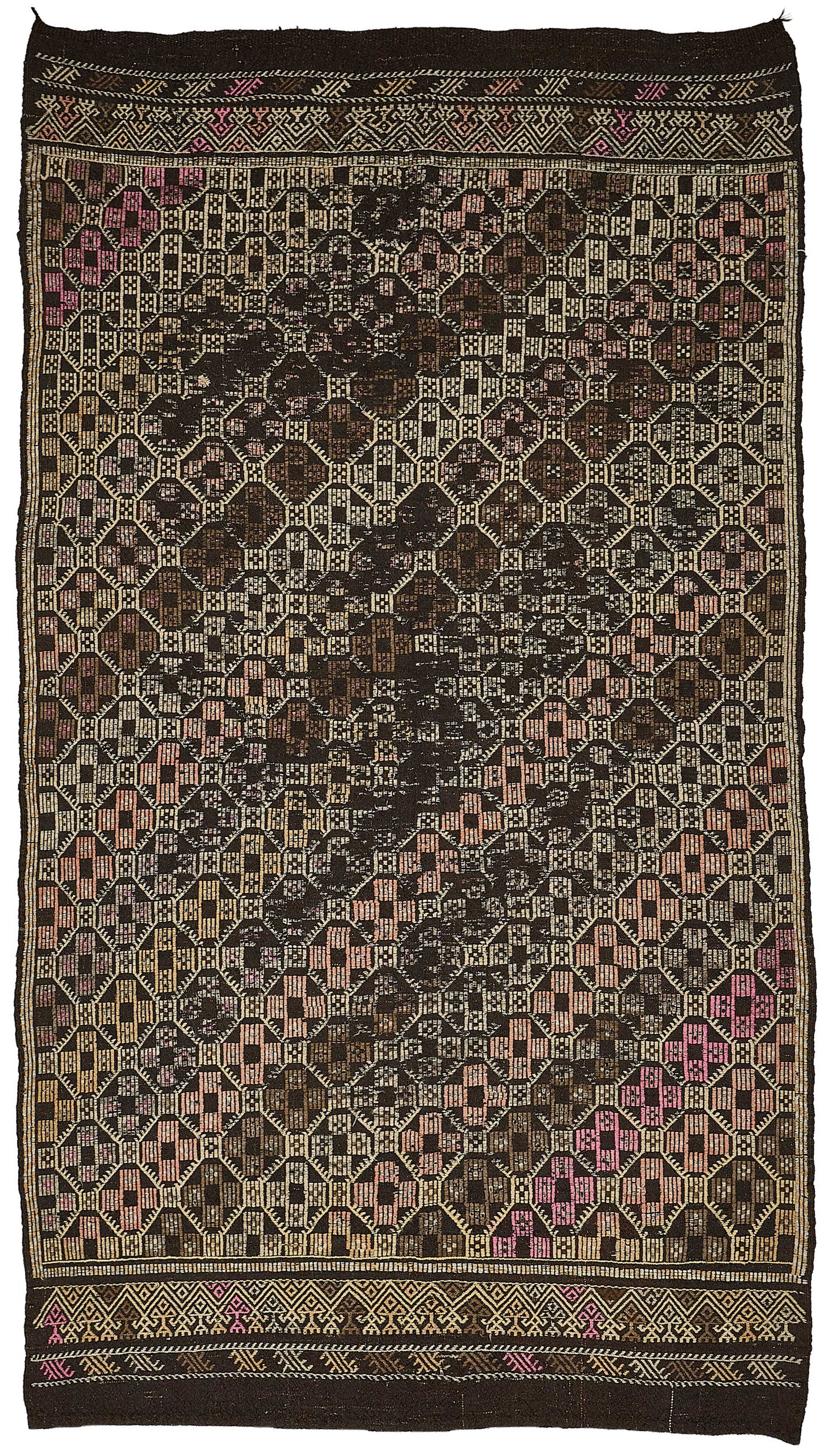 6x10 Vintage Turkish Goat Hair Kilim Rug - 51264