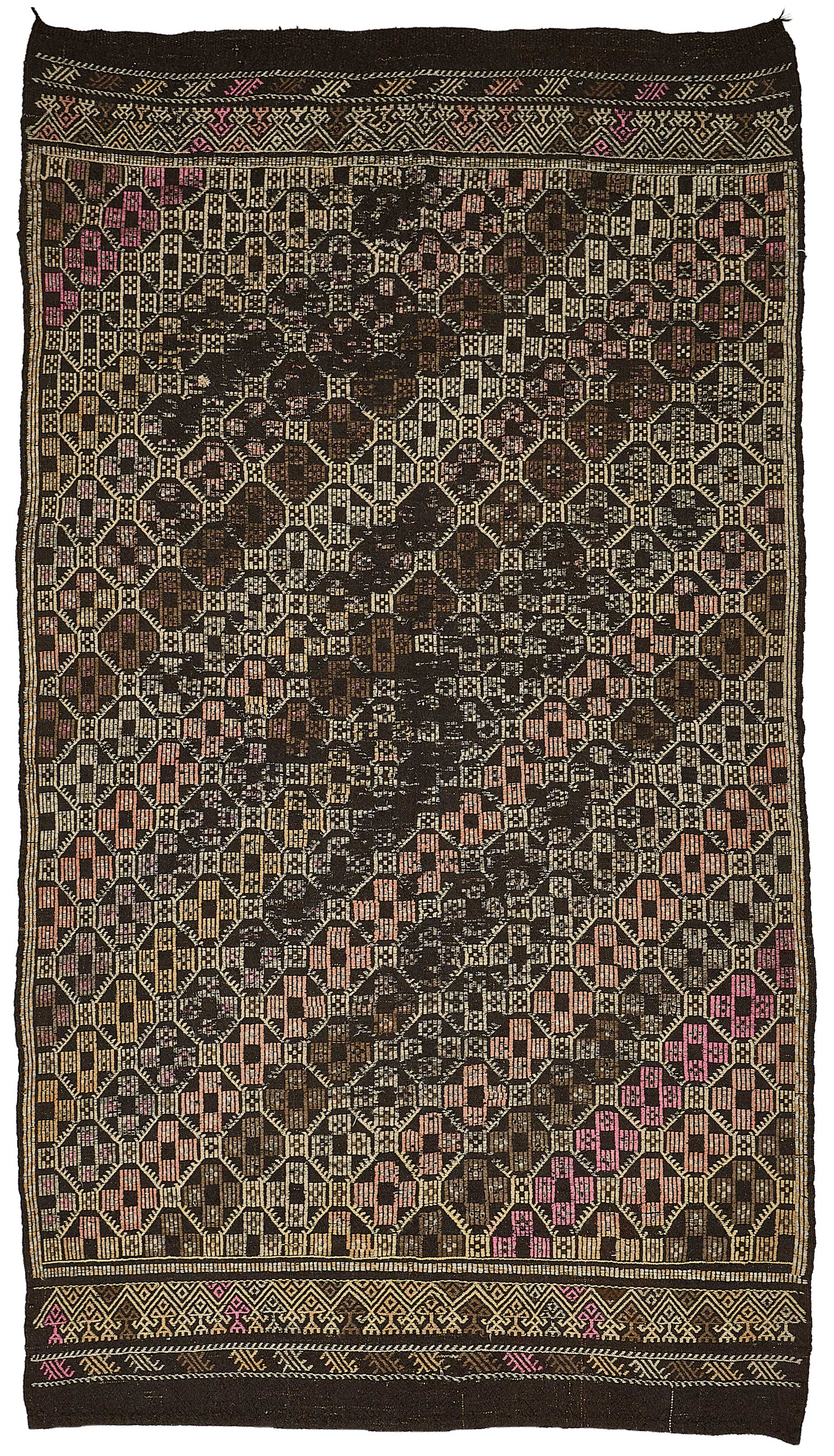 6x10 Vintage Turkish Goat Hair Kilim Rug - 51264