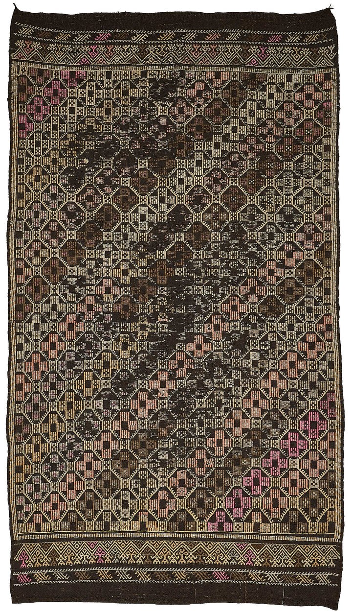 6x10 Vintage Turkish Goat Hair Kilim Rug - 51264