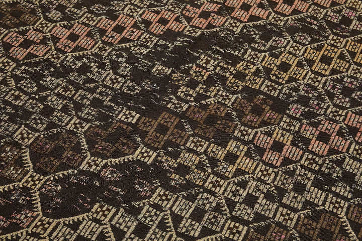 6x10 Vintage Turkish Goat Hair Kilim Rug - 51264